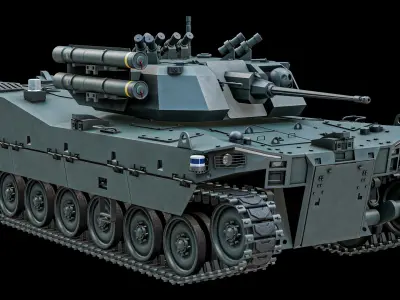  Otokar ALPAR UGV - Robotic And Unmanned Ground Vehicle PBR 