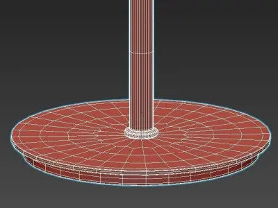 AVENUE floor lamp with shade 3D model