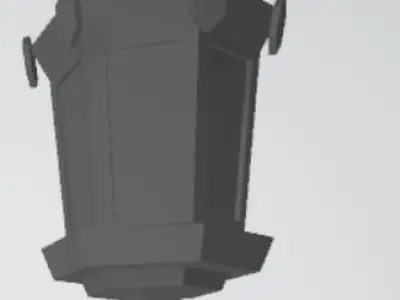 Street lamp 3D print model