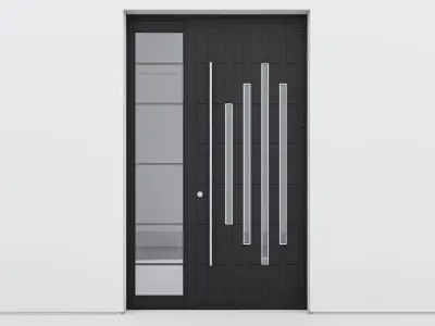Aluminium door 262 3D model