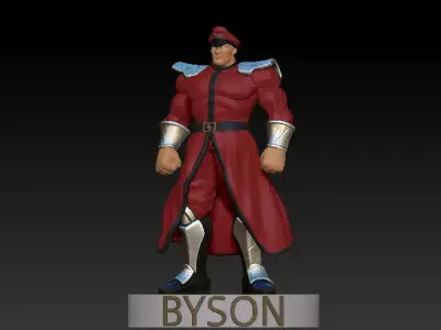 BYSON street fighter x street fighter x street fighter x stre... 3D print model