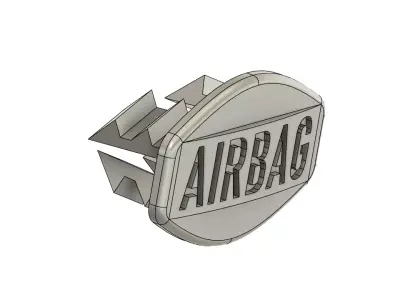 Airbag cover door trim for E46 coupe 3D print model