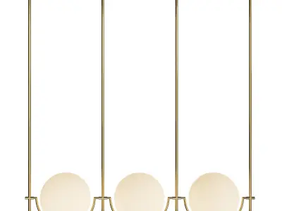 Rondure Globe Pendant Lights Low-poly 3D model