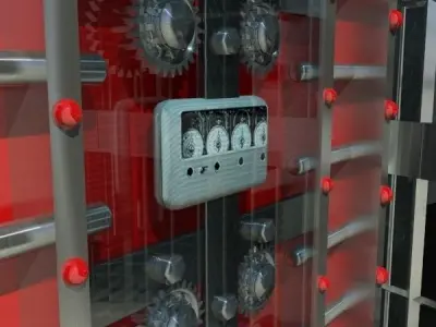 Bank Vault Type Door 3D model