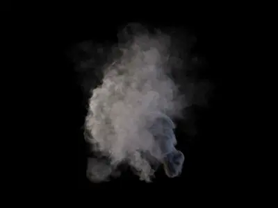 Smoke Gush VDB 3D model