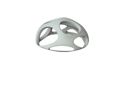 SciFi Cube Object No 53832 Low Poly Shape Low-poly 3D model
