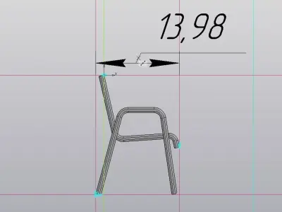 Bench Scale model 1 43 3D print model