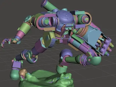 Lancer-IPS-Northstar Zheng Articulated 3D print model