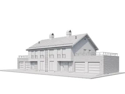 Cottage V1 3D model