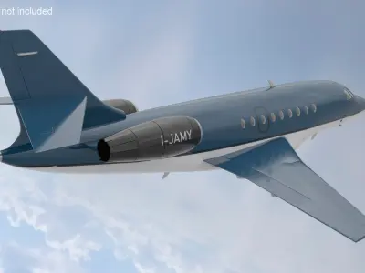  Dassault Falcon 2000 Business Jet Grey No Chassis 