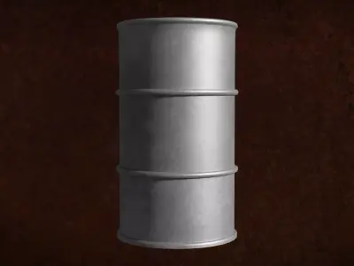 Metal Barrels Series Iron Relics Content G1 3D 3D model