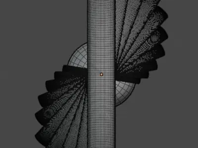 lampe light fixture with circular shape Free low-poly 3D model