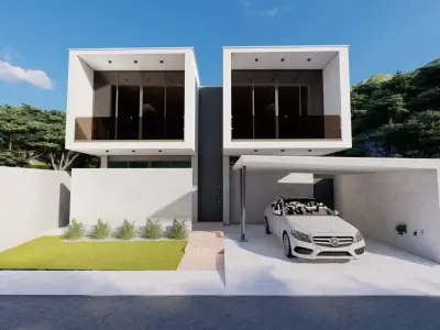 Casa Scene-villa-modern house 3D model