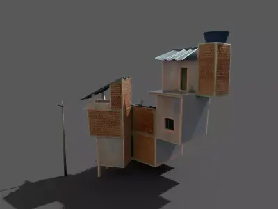 House 01 Low-poly 3D model
