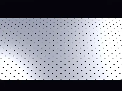 Perforated panel with 4 percent opening 25O77 3D model