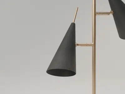 Owen Table Lamp Low-poly 3D model