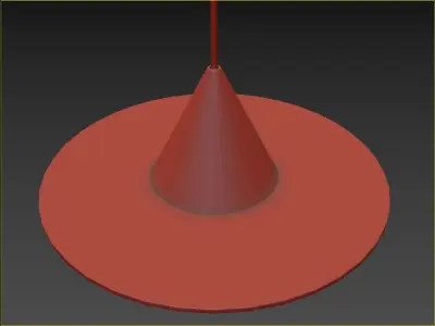 Spar pendant lamp 3D model