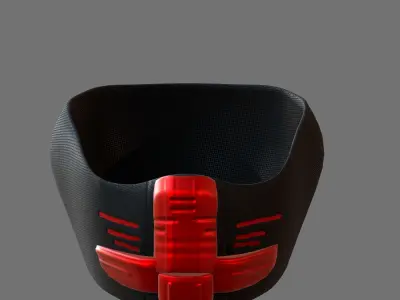 Gas mask helmet 3d model scifi Low-poly  Low-poly 3D model 279