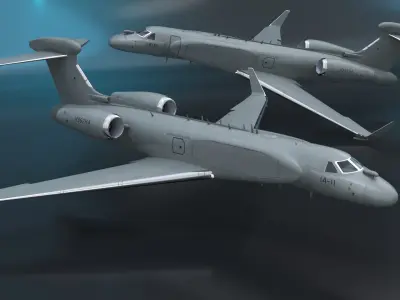  Special Mission Aircraft in Flight 