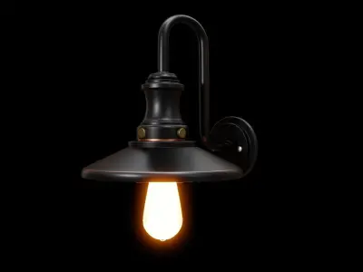 lamp wall 3D model