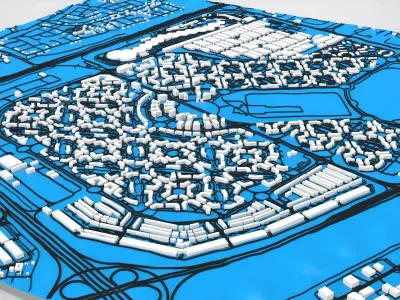 Dubai International City UAE 3D model
