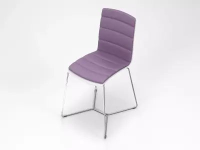 Viteo Slim Line Patio Chair with Cover 3D model