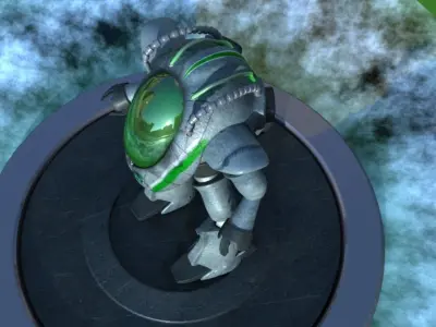 E-Mech robot 3D model