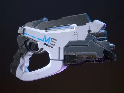 M-5 Phalanx Mass Effect 2 3D model
