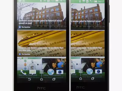 HTC Desire 510 Low-poly 3D model