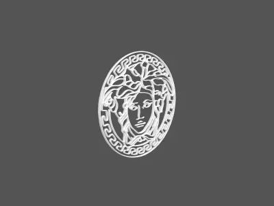 Gianni Versace Logo v1 002 Free 3D model