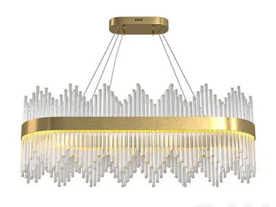 Gold Glass Stick 3D model