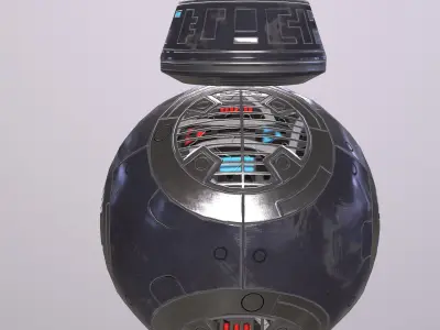 Droid star wars Low-poly 3D model