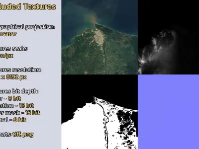 Barranquilla Colombia City Landscape 3D Model 3D model