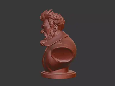 Akuma Bust  3D Model STL Printable 3D print model