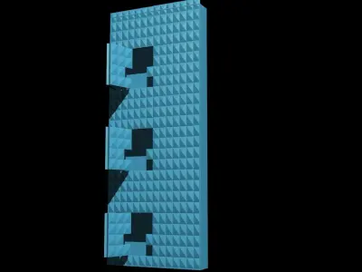 3d Mapping Wall open logo 3D model