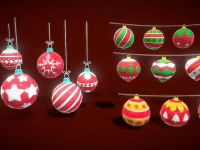 V5 Christmas Lighting2 3D model
