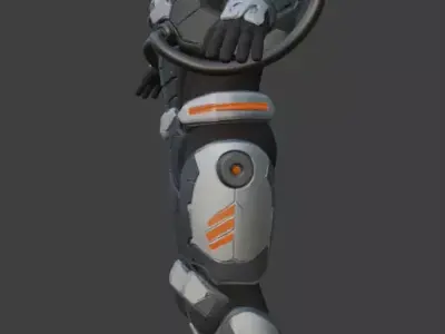 Astronaut Spacesuit 3D Model 3D model