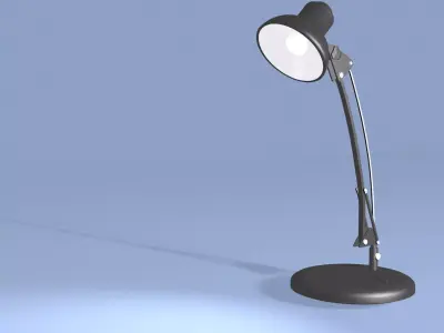 Free Modern Desk Lamp - Low Poly 3D Model Free 3D model