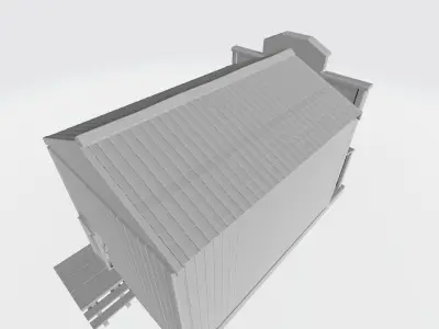 Wild west restaurant 3D print model