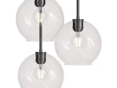 Arc Chandelier 3D Model 3D model