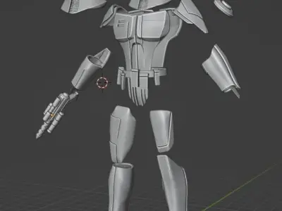 KOTOR Mandalorian Neo Crusader Kit 6 Inch 3D print model