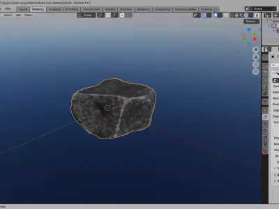 Realistic customizable rocks asset Low-poly 3D model