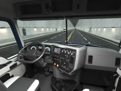  2025 Straight Truck Blue 