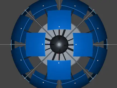 Modern Table Lamp Daz 3D model