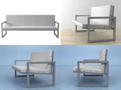 Saler 2 3-Seat 3D model