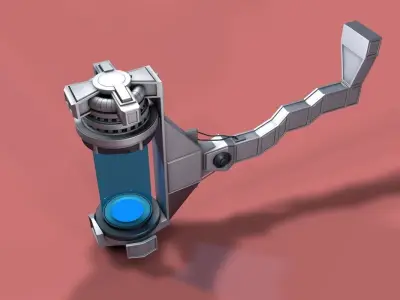 Sci Fi Liquid Container  3D model