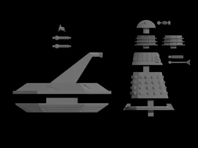 Imperial Hoverbout - 32mm Miniature - 3D print model
