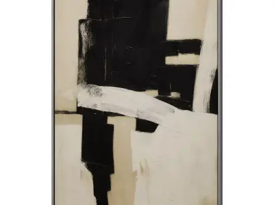 Abstract Painting Frame set 3D model 683