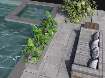 SWIMMING POOL NO82 A 3D model