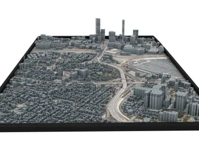 City of Los Angeles 3D model
